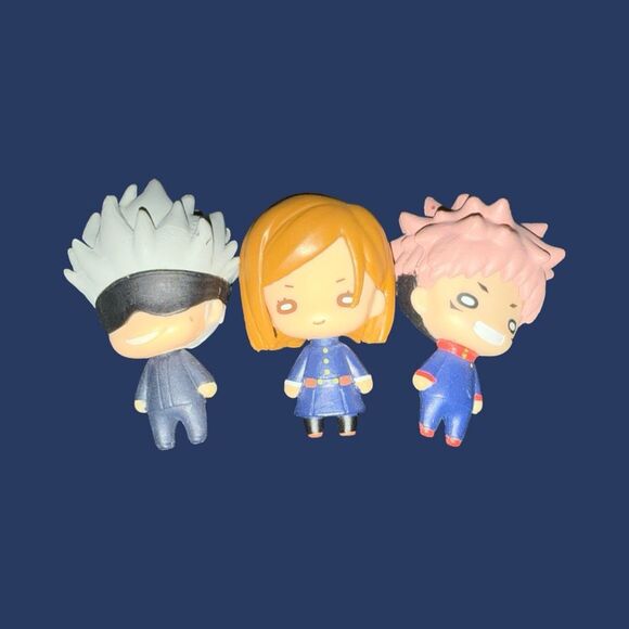 NEW Jujutsu Kaisen Nitotan Figure Collection Vol. 1 Figure SET OF 3 A7 Open Bag - Picture 3 of 3